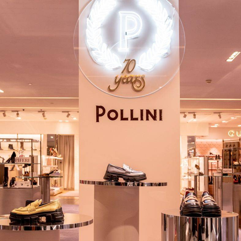 POLLINI APRE DUE POP-UP IN RINASCENTE