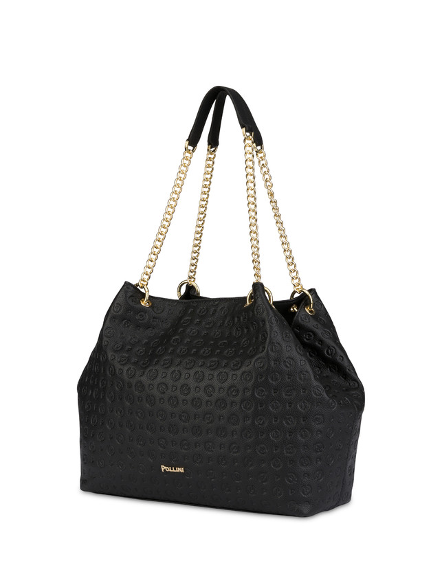 Heritage Logo Embossed hobo bag Photo 2
