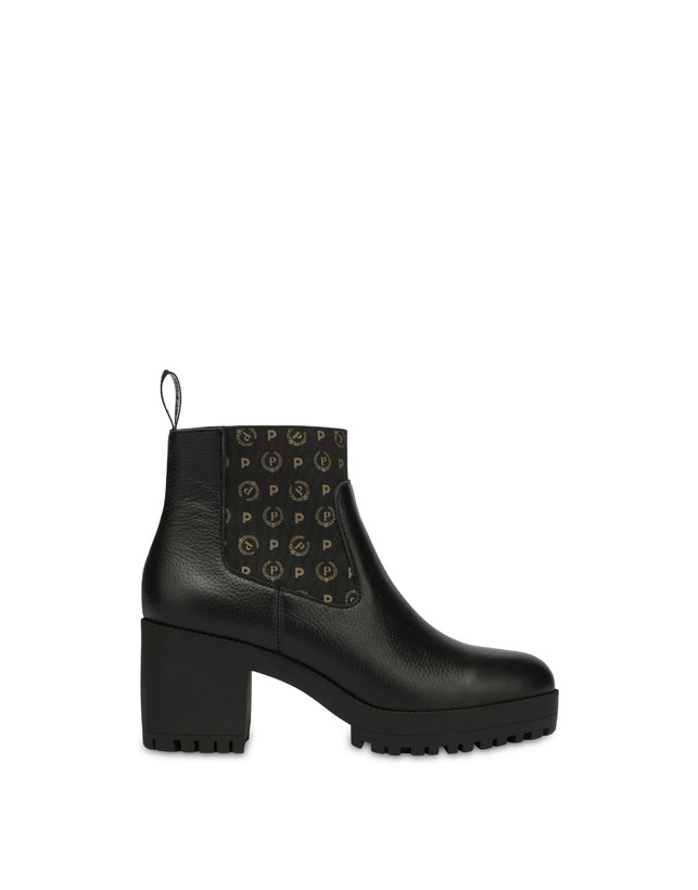 Logo Heritage calf leather ankle boots Photo 1