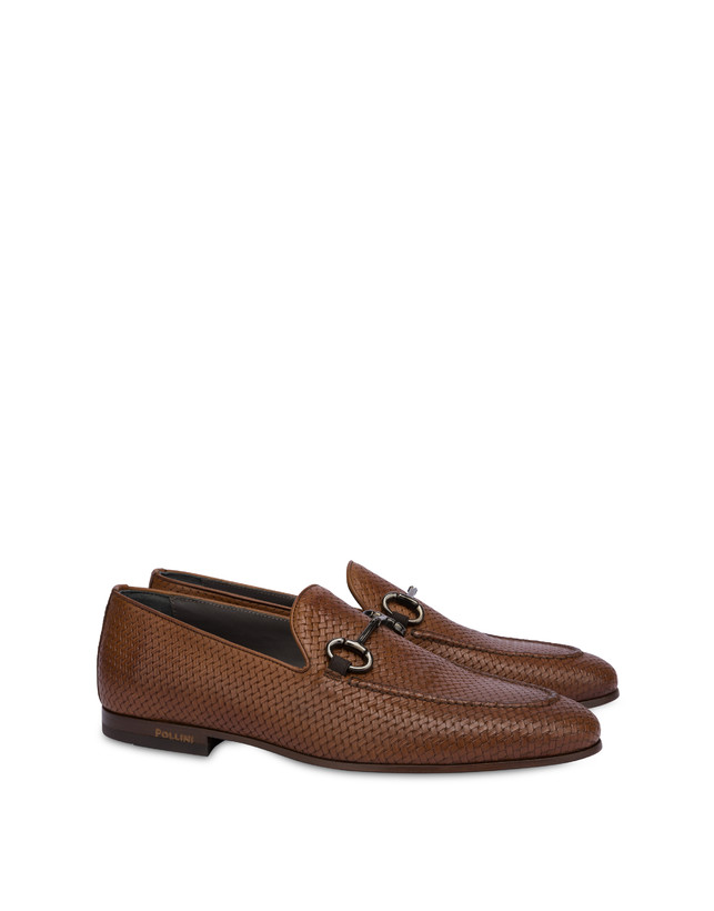 1920s woven calfskin loafers Photo 2