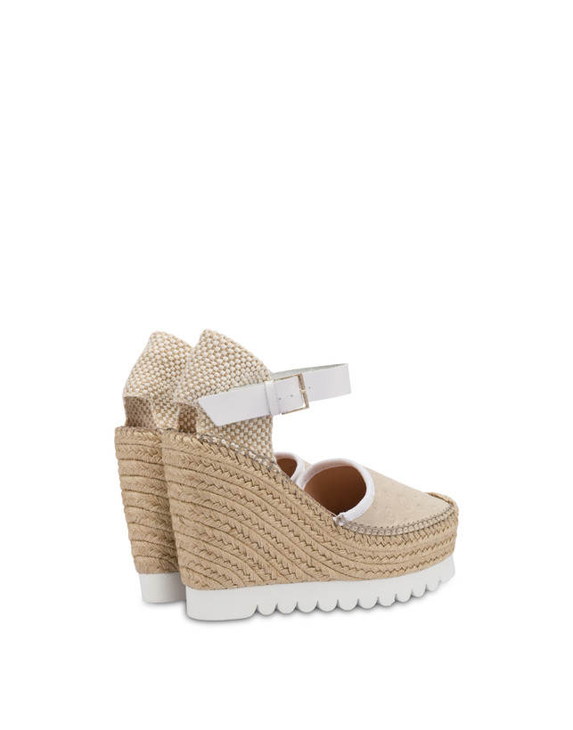 Heritage Logo Embossed espadrille wedge sandals Photo 3