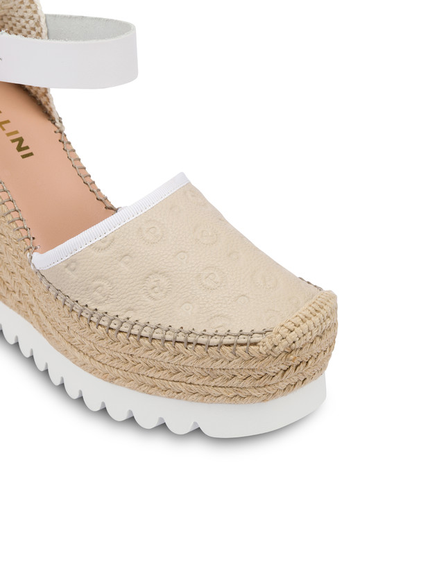 Heritage Logo Embossed espadrille wedge sandals Photo 4