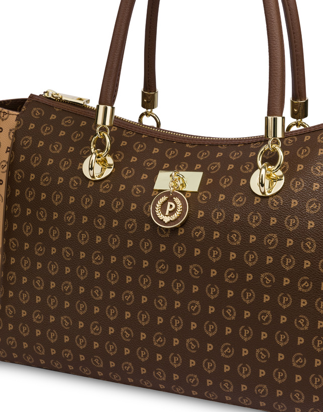 Borsa doppio manico bicolore Heritage Logo Classic Photo 6