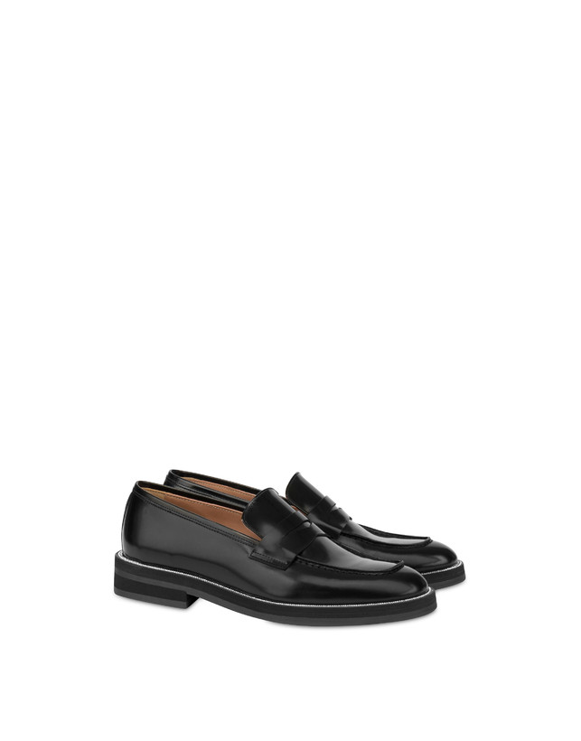 Mannish Bling Bling loafer in abraded calfskin Photo 2