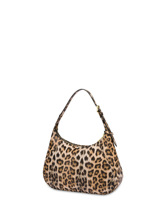 Hobo bag stampa leopardata Nina Photo 3