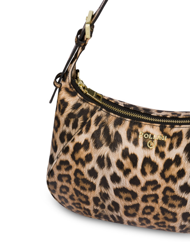 Hobo bag stampa leopardata Nina Photo 5