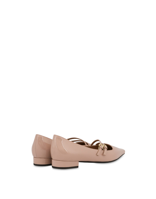 Bi-buckle patent ballerina flats Photo 3