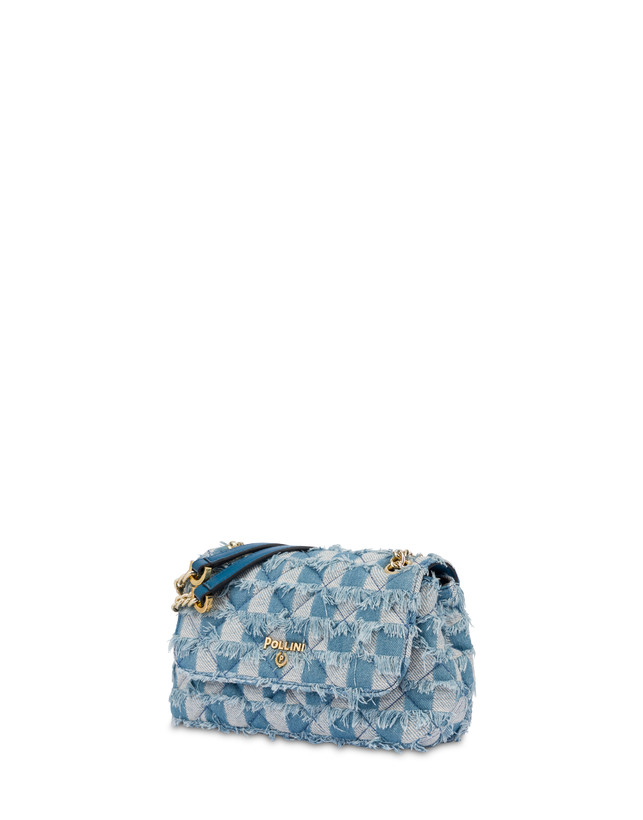 Piccola borsa in denim check Waltzer Night Photo 2