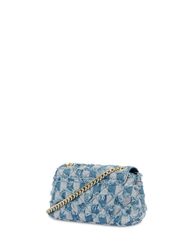 Kleine Tasche aus Denim Check Waltzer Night Photo 3