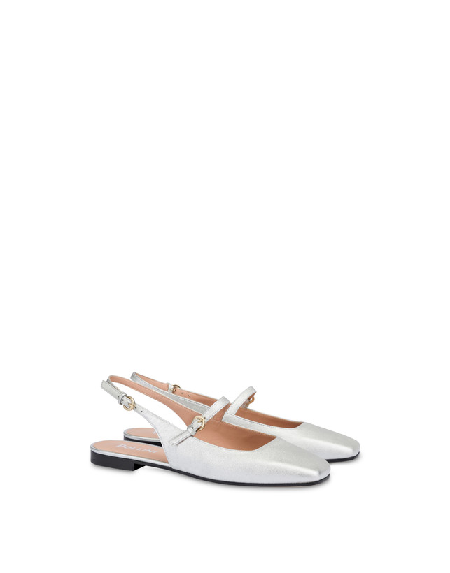 Ballerine slingback in nappa laminata Nina Photo 2