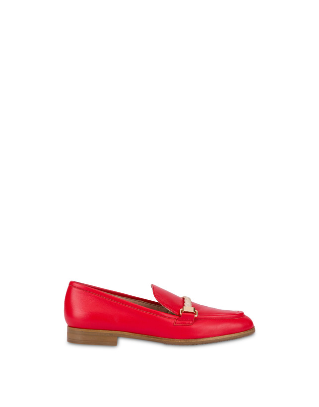 Pollini Flexy Nappa Leather Loafers Photo 1