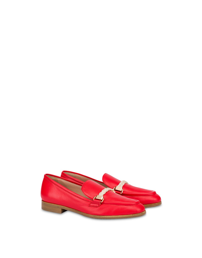 Pollini Flexy Nappa Leather Loafers Photo 2