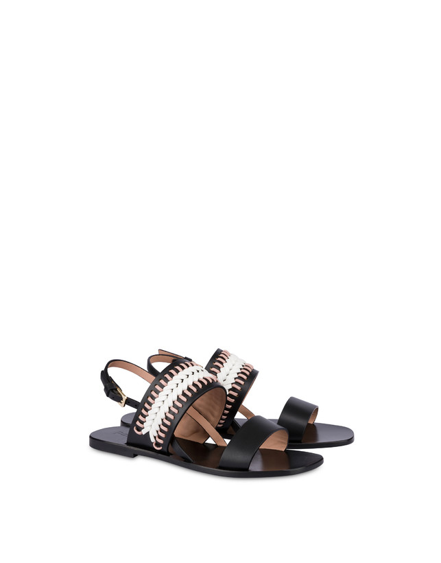 Rodeo calfskin flat sandals Photo 2