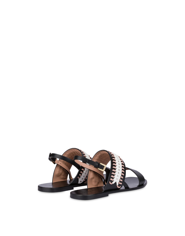 Rodeo calfskin flat sandals Photo 3