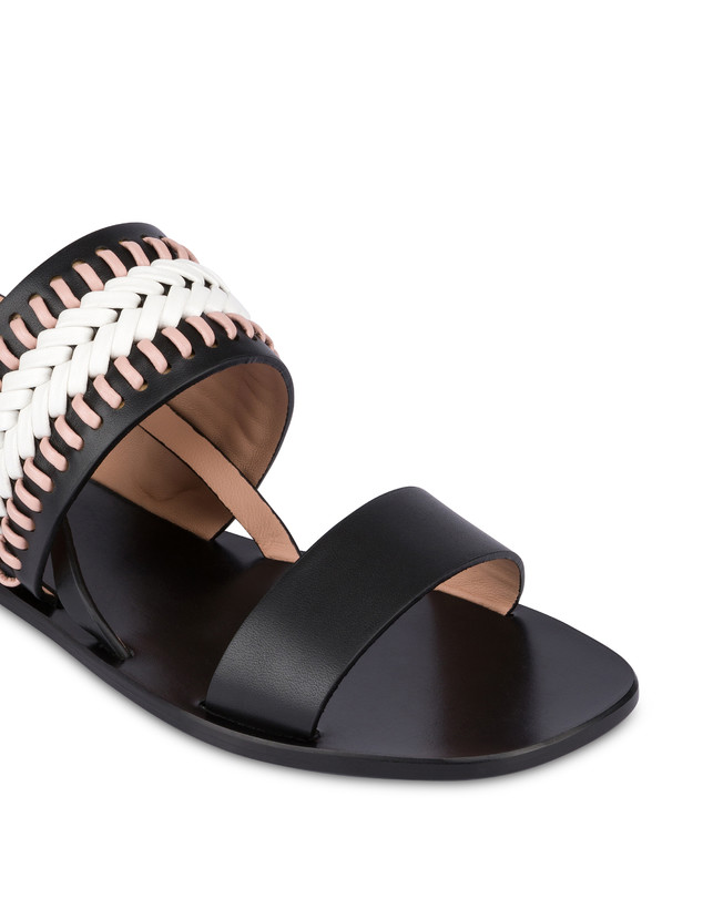 Rodeo calfskin flat sandals Photo 4