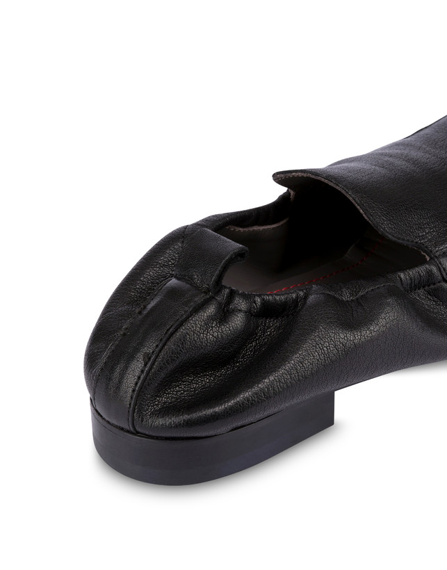 Mocassini in capra con arricciatura Flessible Photo 5