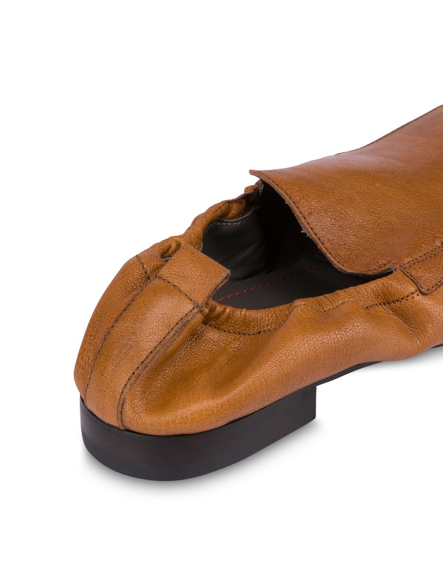 Mocassini in capra con arricciatura Flessible Photo 5