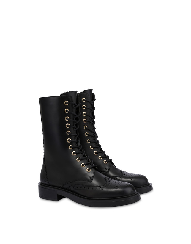Combat Boot Cambridge in Vitello Photo 2