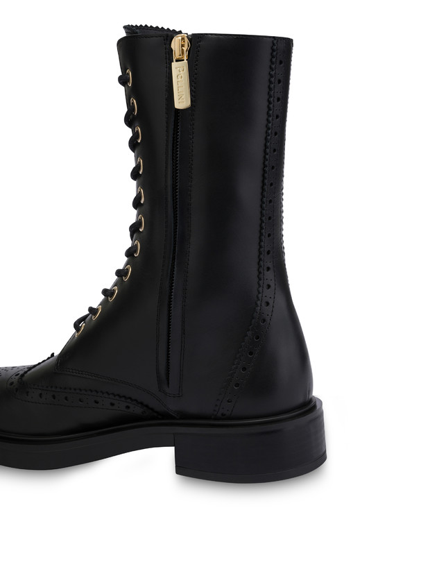 Combat Boot Cambridge in Vitello Photo 4