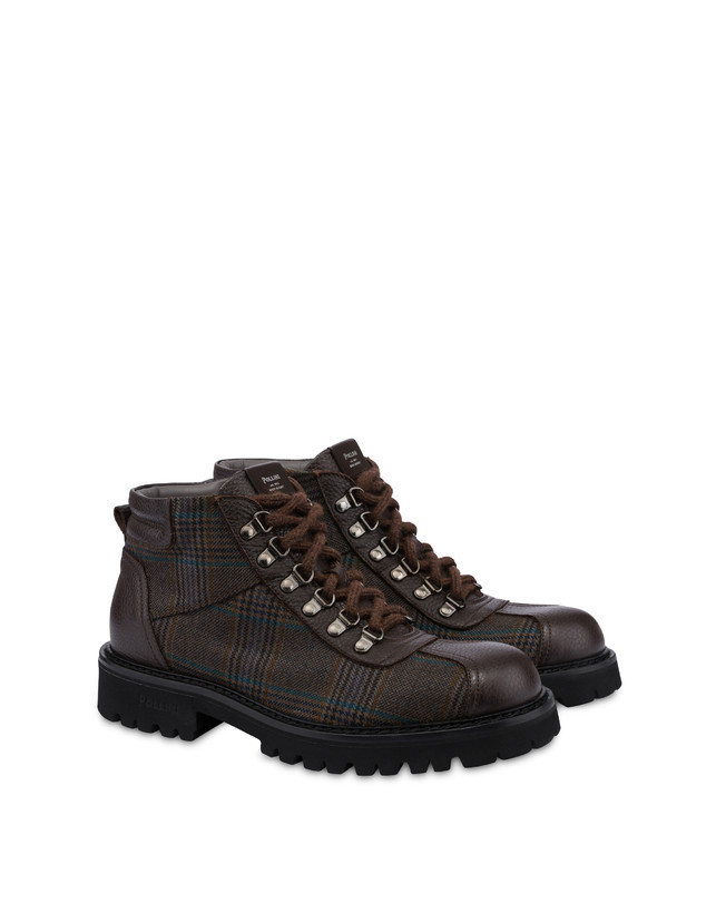 Pedula Mid Budapest In Tessuto Lana e Vitello Bottalato Effetto Cervo Photo 2