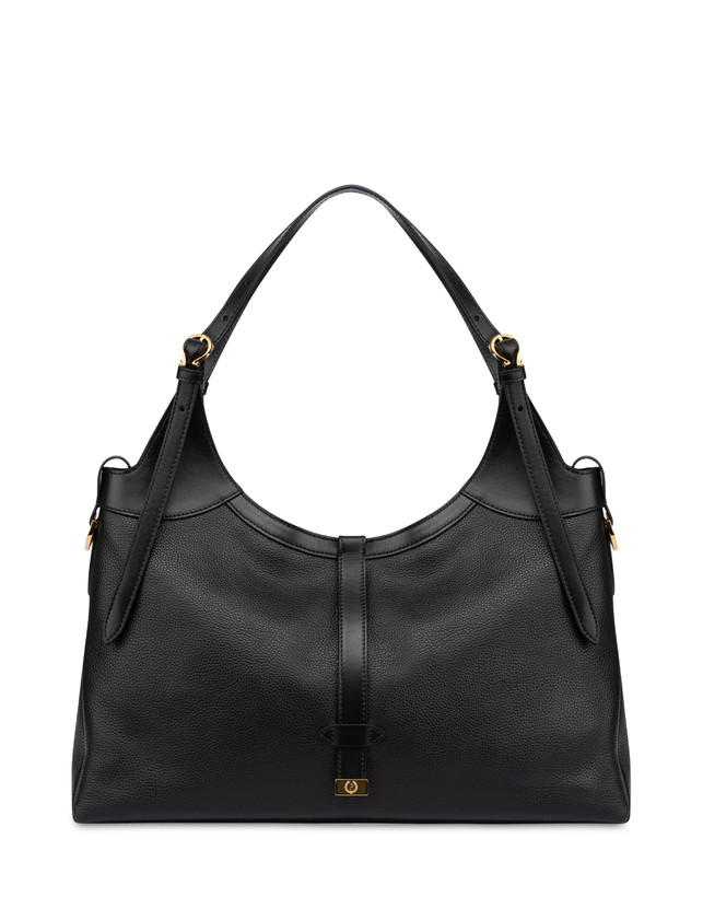 Mia Big Double Handle Bag in Grained Calfskin Photo 1