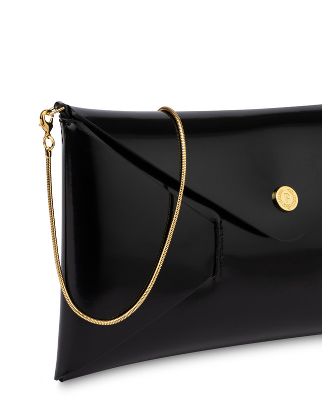 Pochette Mail aus geschliffenem Kalbsleder Photo 4