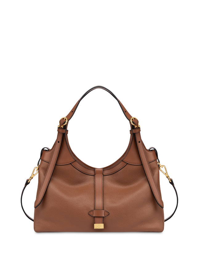 Mia Small Double Handle Bag in Grained Calfskin Photo 1