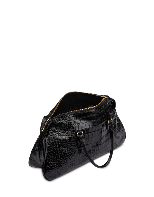 Double Handle Bag Marlene in Vitello Stampa Cocco Photo 3