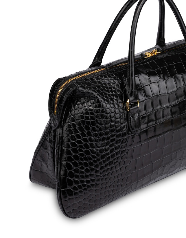 Double Handle Bag Marlene in Vitello Stampa Cocco Photo 4