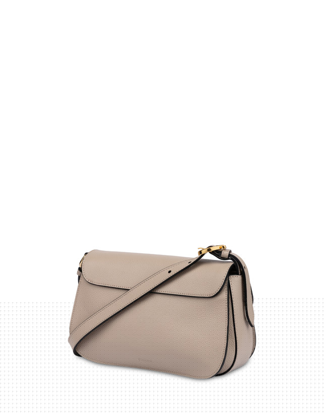 Crossbody Bag Fence in Vitello Granato Photo 2