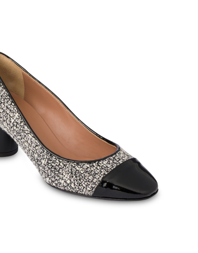Pumps aus Tweed und Lackleder Photo 4