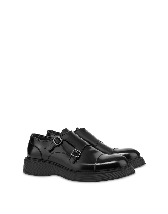 Double Monk James aus abgeriebenem Kalbsleder Photo 2