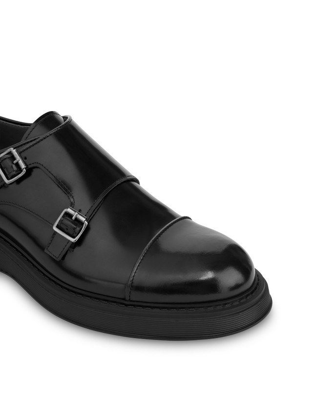 Double Monk James aus abgeriebenem Kalbsleder Photo 5