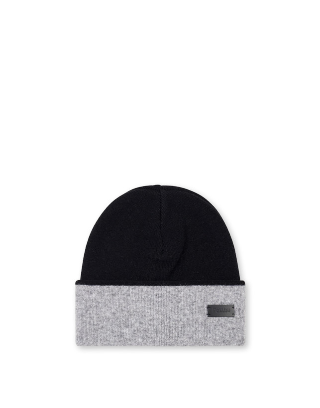 Mütze aus zweifarbiger Wollmischung Photo 1
