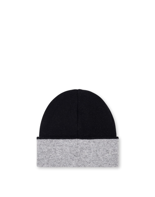Mütze aus zweifarbiger Wollmischung Photo 2