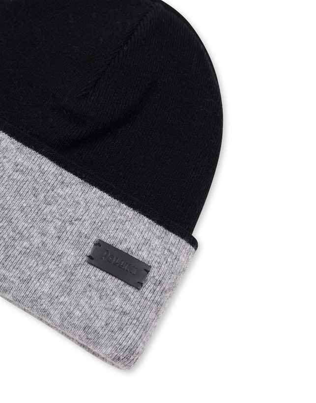 Mütze aus zweifarbiger Wollmischung Photo 3