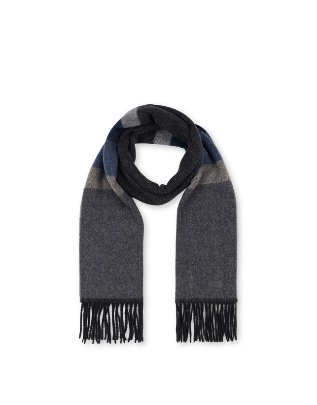 Sciarpa in lana a righe Photo 2