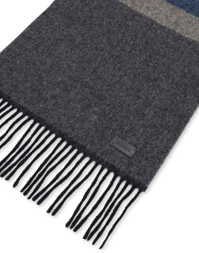 Sciarpa in lana a righe Photo 3