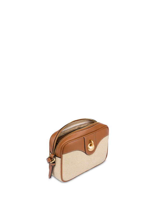 Small Crossbody Drop Bag in canvas Photo 3