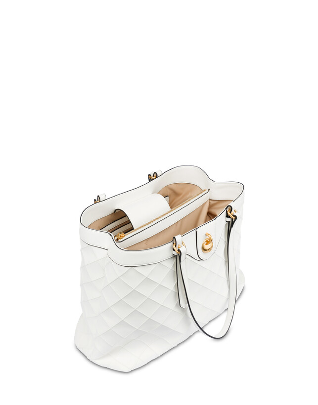 Double Handle Bag Drop Matelassè faux leather Photo 3
