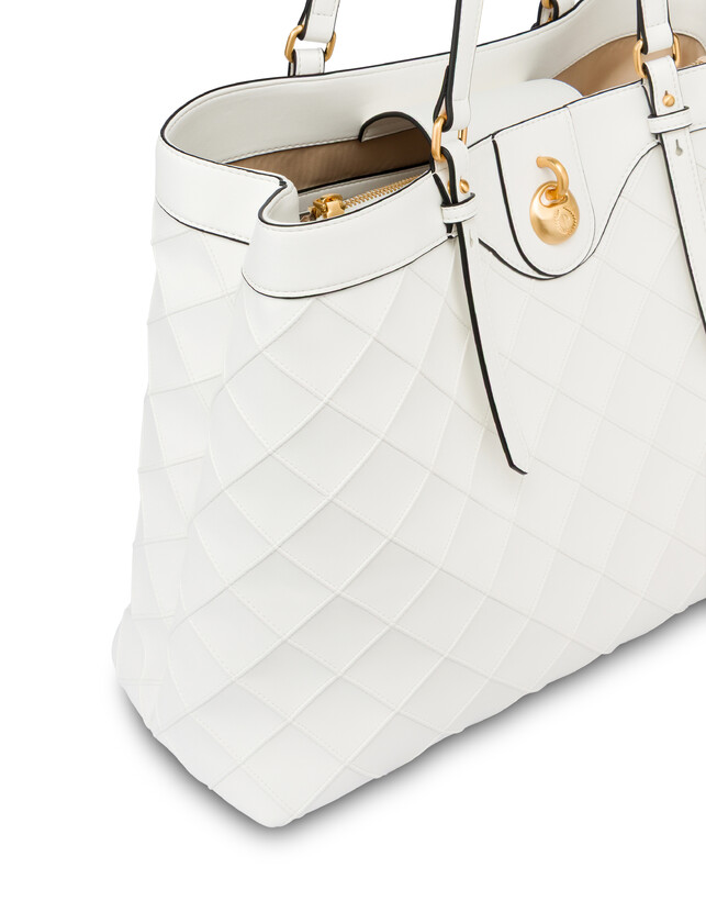 Double Handle Bag Drop Matelassè faux leather Photo 4