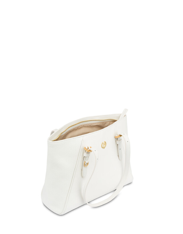 Medium Double Handle Bag Echos Real Leather Photo 3