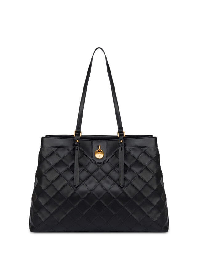 Double Handle Bag Drop Matelassè faux leather Photo 1