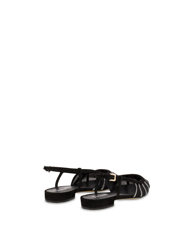 Sling Back Bling Bling In Camoscio Photo 3
