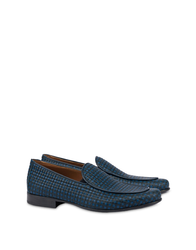 Loafer Summer Light in Vitello stampa Treccia Photo 2