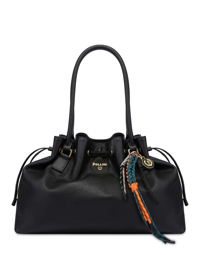 Double Handle Bag Carousel in pelle Photo 1