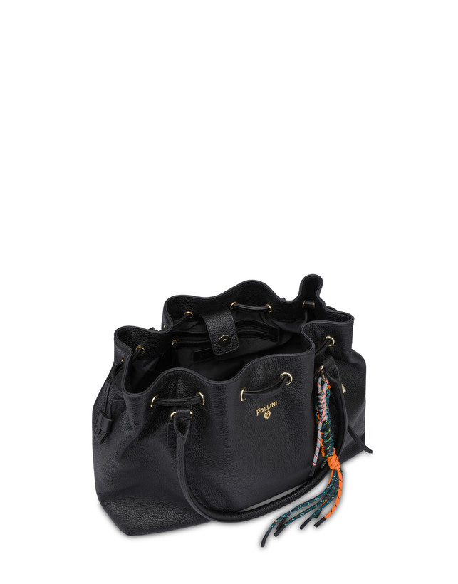 Double Handle Bag Carousel in pelle Photo 3