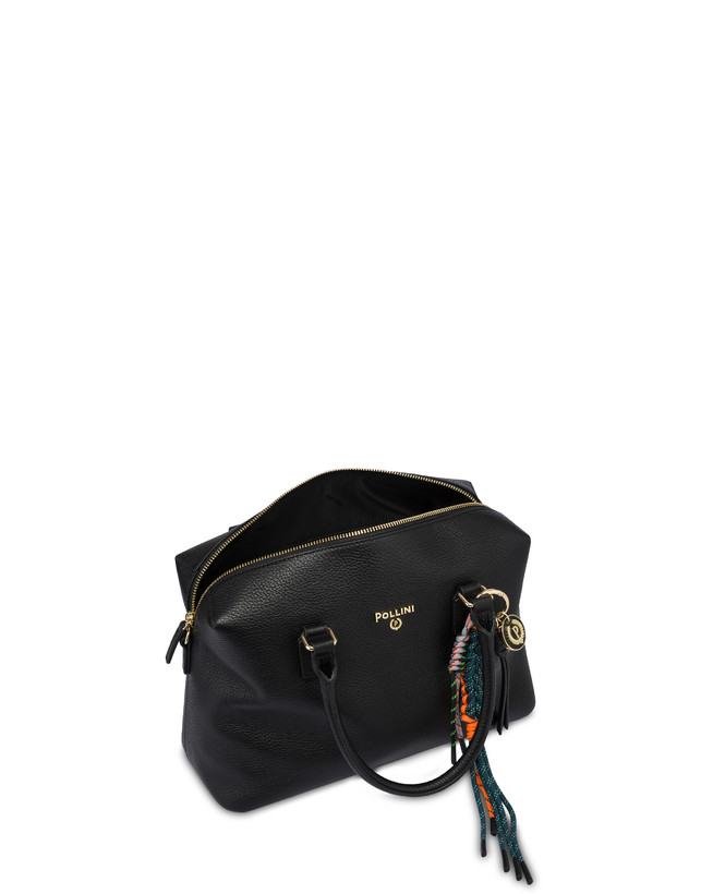 Double Handle Bag Carousel in pelle Photo 3