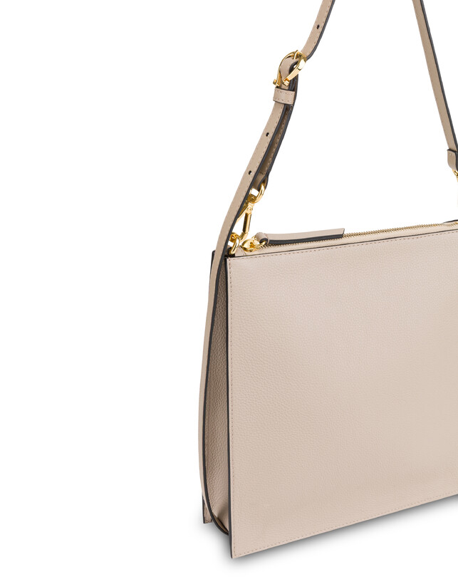 Shoulder Bag Solid In Vitello Photo 4