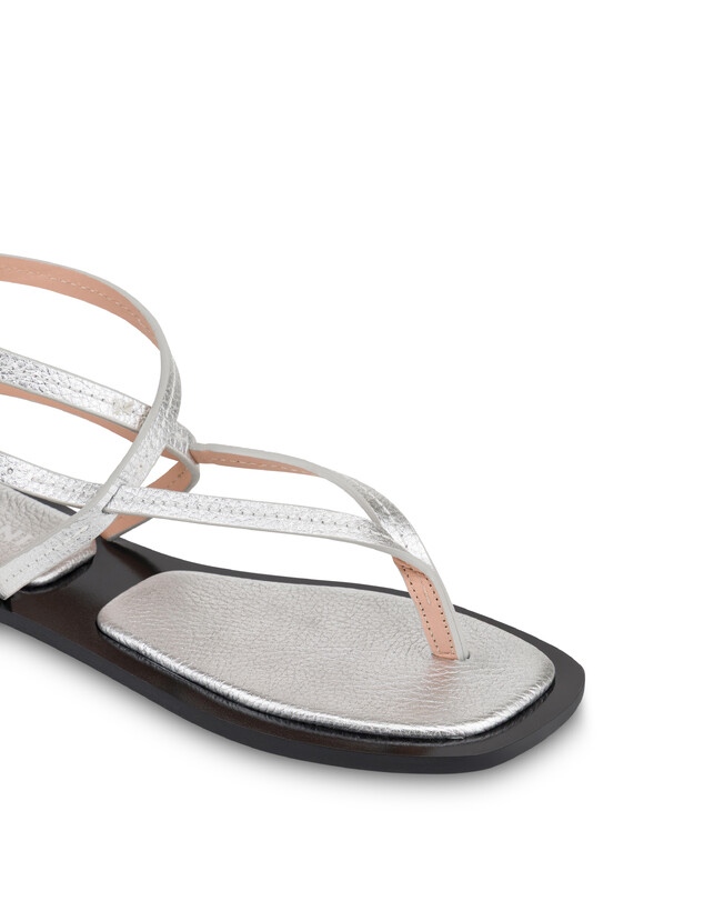 Sandalo Flat Capri in Vitello Photo 4